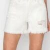 RISEN High Waist Ripped Denim Shorts -Little Loom Store cb772a6c e3a5 4545 92e1 76474e7ab5be Max
