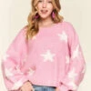 ADORA Full Size Star Contrast Round Neck Sweater Plus Size 1 ADORA Full Size Star Contrast Round Neck Sweater Plus Size -Little Loom Store cd71b4bd f63c 4d6b 860a 6526fbc28019 Max Origin