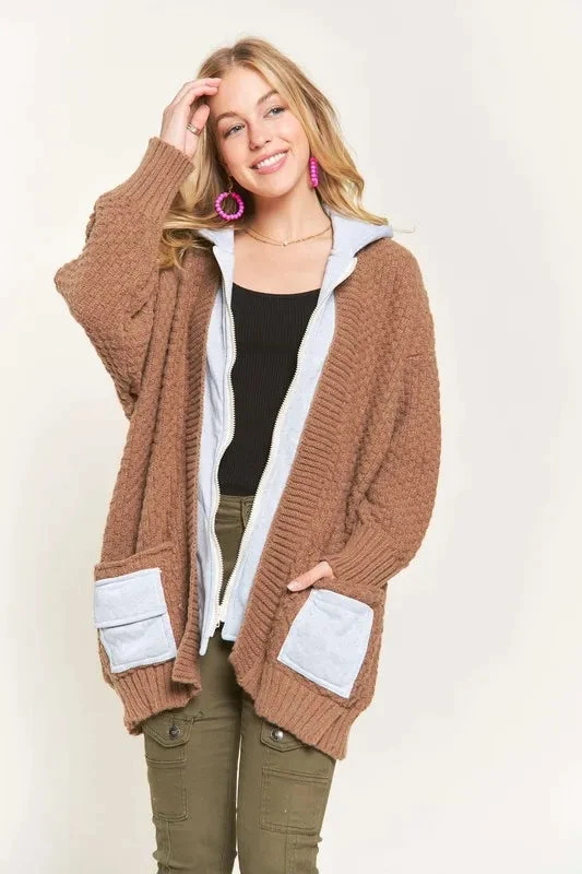 ADORA Zip Up Sweater Hoodie Jacket 3 ADORA Zip Up Sweater Hoodie Jacket