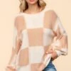 Haptics Full Size Checkered Round Neck Drop Shoulder Sweater 2 Haptics Full Size Checkered Round Neck Drop Shoulder Sweater -Little Loom Store cee44b5e 0d0c 41eb 9498 dd5b126266d4 Max