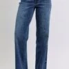 Judy Blue Full Size Raw Hem Mid Rise Jeans