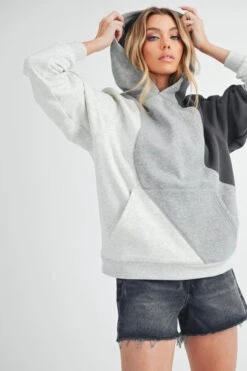 Aemi + Co Color Block Hoodie With Kangaroo Pocket -Little Loom Store d0c3e6a1 206e 4cac acb7 d2ba1139628d Max
