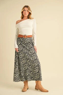 Aemi+Co Leopard Midi Skirt -Little Loom Store d20a2e743b894dd3aa5760a391099410 Max Origin