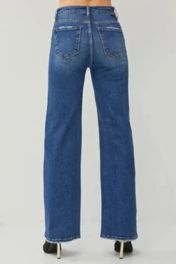 RISEN High Rise Straight Jeans -Little Loom Store d24744b92429492d8c0e500fb5d5c281 Max Origin
