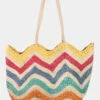Fame Wavy Rainbow Straw Tote Bag -Little Loom Store d4a0cdaa 7ba8 4d4f ab81 05fbf28d6a88 Max Origin