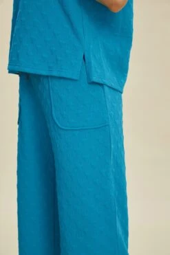 Double Take Full Size Texture Drawstring Short Sleeve Hoodie And Pocketed Pants Set -Little Loom Store d569715d 3cec 48f7 8490 b333847147b2 Max