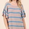 Mittoshop Striped Flounce Sleeve Knit Top -Little Loom Store d575b6f2 06bb 4eb8 a3d5 5dbc7c824ad4 Min
