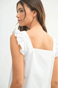 MABLE Poplin Ruffle Strap Front Self Tie Top 15 MABLE Poplin Ruffle Strap Front Self Tie Top -Little Loom Store d7d2c043 bba6 49e6 8e5f 8df3b68a2b85 Max Origin