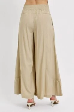RISEN Shirring Detail Wide Leg Pants -Little Loom Store d950f867 16d7 447a a145 b723a627fa49 Min