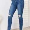 Judy Blue Full Size High Waist Distressed Slim Jeans -Little Loom Store dde76eaf 8ddb 486c 8ec7 af437ad32eda Min