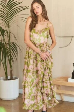 ADORA Ruffled Tiered Scoop Neck Cami Dress -Little Loom Store de428585 c5da 4172 b5ea 77d168782831 Min