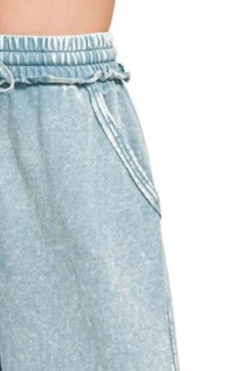 Zenana Washed French Terry Palazzo With Pockets -Little Loom Store e0fe9586 01b9 4108 a7ec 9e0ae1a7a0be Max Origin