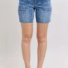 Judy Blue Full Size Mid Rise Bermudas Denim Shorts W/ Back Flap Pockets Plus Size 1 Judy Blue Full Size Mid Rise Bermudas Denim Shorts W/ Back Flap Pockets Plus Size -Little Loom Store e3c9ac2671884f8ba5245da9f9dbab28 Max Origin