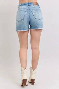 Judy Blue High Waist Western Embroidery Detail Cut Off Denim Shorts 16 Judy Blue High Waist Western Embroidery Detail Cut Off Denim Shorts -Little Loom Store e429ec19d53e4d0192aa9a514178986c Max Origin