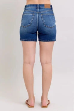 Judy Blue Full Size 2 Button Mid Length Dad Denim Shorts Plus Size -Little Loom Store e47eb0a19db4413286e4e6714090fa9c Max Origin