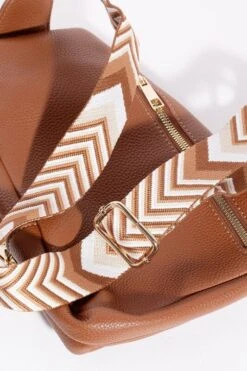 Fame PU Leather Chevron Strap Crossbody Bag -Little Loom Store e8c2c221 69fc 4699 a936 f0e57e999356 Max
