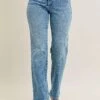 Judy Blue Full Size Hw Vintage Straight Jeans Plus Size