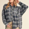 Aemi + Co Frayed Hem Plaid Button Up Flannel Shirt 1 Aemi + Co Frayed Hem Plaid Button Up Flannel Shirt -Little Loom Store eb9b3fcf 3474 447f b084 51cc46cba100 Max