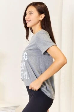 I'M NOT GETTING READY TODAY Graphic T-Shirt -Little Loom Store ee3e91194f8b4ae98d0f02ed00641099 Min