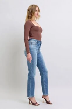 Judy Blue Full Size Wash Thermal Straight Jeans With Pockets -Little Loom Store f0975d0a 32a9 4bc1 baac 0a5a8e947926 Max