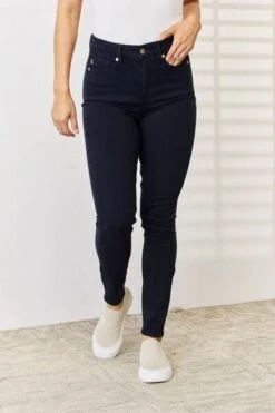 Judy Blue Full Size Garment Dyed Tummy Control Skinny Jeans -Little Loom Store f09e1025 b81c 4720 9a17 7c90902a4113 Min