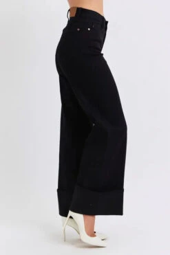 Judy Blue Full Size High Waist Reto Wide Leg W/ Cuff Plus Size -Little Loom Store f148aaddb36d4c9d893314c0c1df38c4 Max Origin