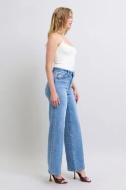 Judy Blue Full Size Wide Leg Jeans With Pockets -Little Loom Store f3cc693d 56d2 41ed 92be 6a8bdc1207bd Max