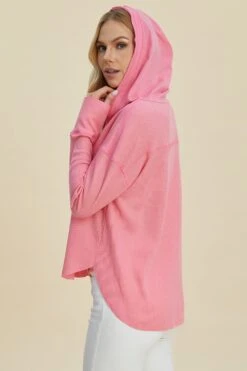 Double Take Full Size High-Low Dropped Shoulder Long Sleeve Hoodie -Little Loom Store f571f69f 13c1 4282 ae5e cd5babe0c97c Max