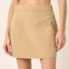 Mittoshop Zipper Back Twill Mini Skirt 2 Mittoshop Zipper Back Twill Mini Skirt -Little Loom Store f5eb00d8 a8d9 4b18 9fc1 5161882279b2 Min