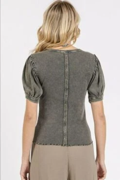 Mittoshop Mineral Wash Puff Sleeve Rib Knit Top -Little Loom Store f7c84f95 0f92 43ca 8cc8 ed0df691afc7 Min