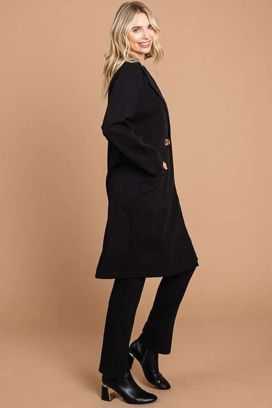 Culture Code Double Breast Lapel Collar Coat 5 Culture Code Double Breast Lapel Collar Coat - Image 3
