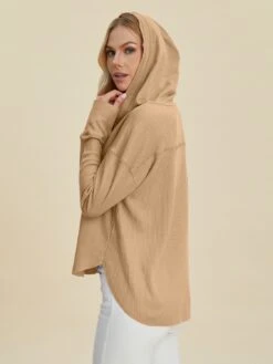 Double Take Full Size High-Low Dropped Shoulder Long Sleeve Hoodie -Little Loom Store faf6a7c8 0c20 4914 a0ec ddac8ec8db98 Max