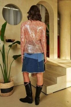 Davi & Dani Sequin Mock Neck Long Sleeve Mesh Top -Little Loom Store fb4b90e8 7cd3 4dbc b6ca ac06d3d4c166 Max