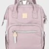 Himawari Waterproof Canvas Backpack Diaper Bag With Side Pockets